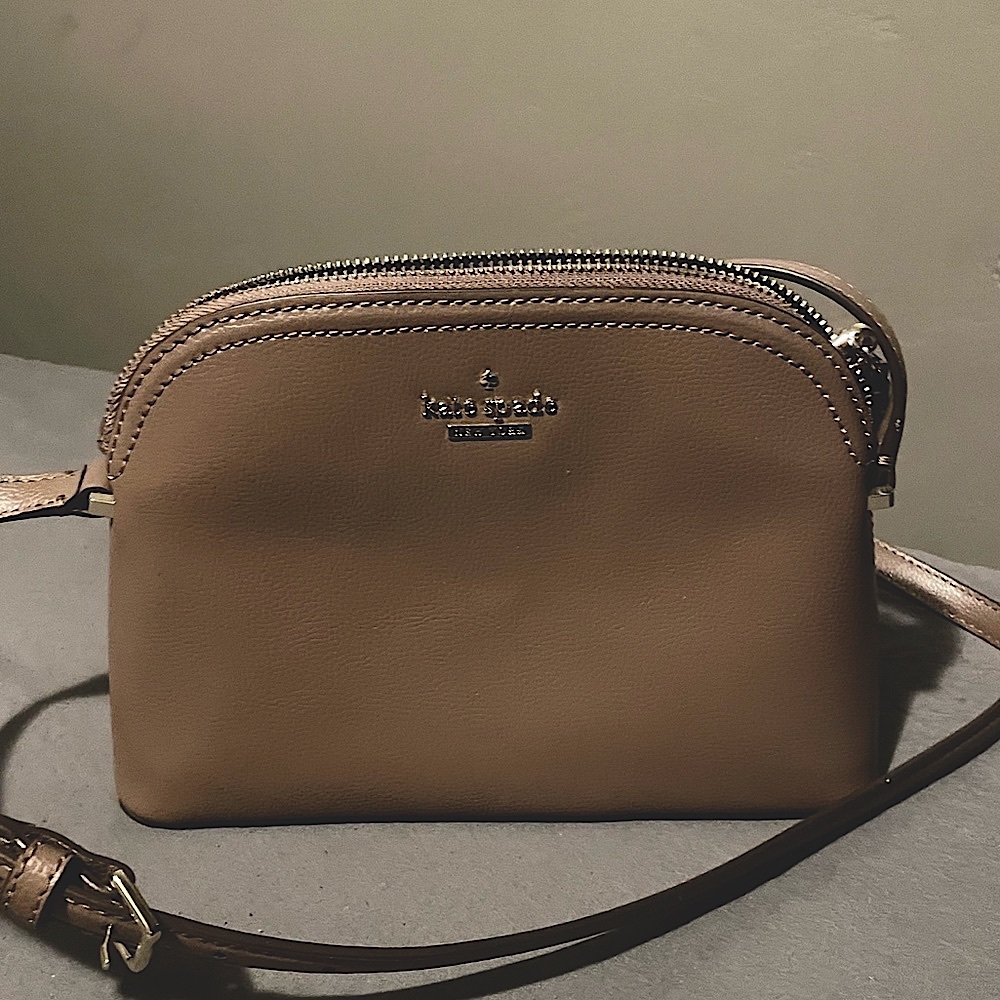 Kate Spade Taupe Crossbody Purse